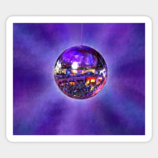 Purple Shades of Disco Sticker